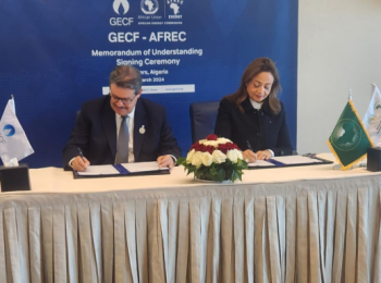 Signing MoU Gas Exporting Countries Forum (GECF)
